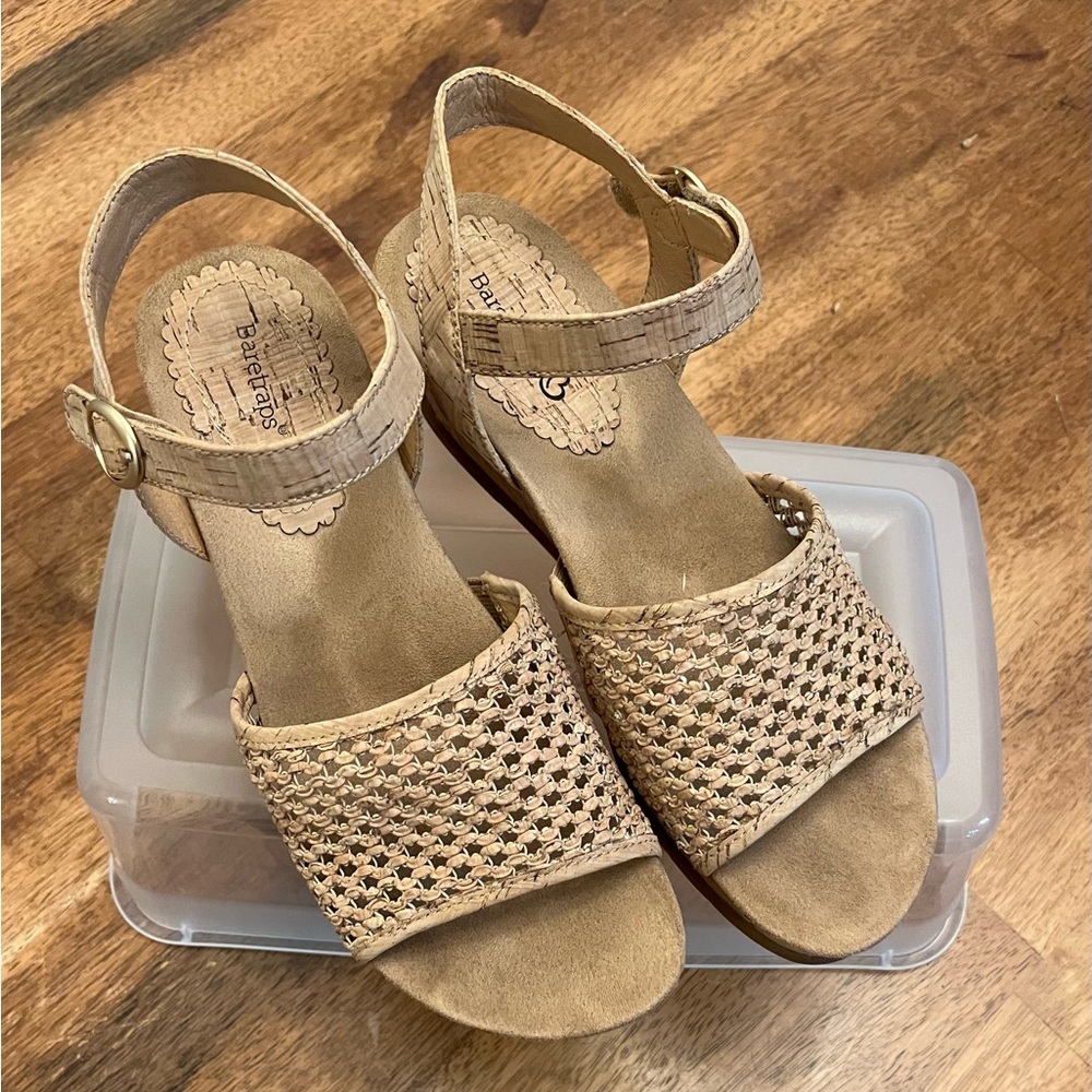 BareTraps Beige Woven Sandals - Picture 6 of 7